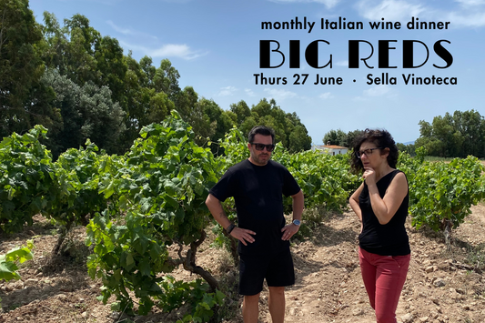 Wine dinner - Big Reds of Italy