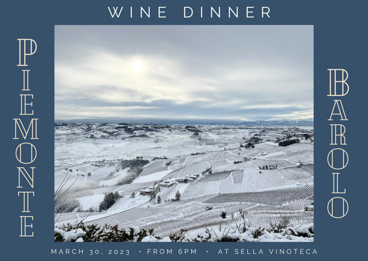 Piemonte wine dinner